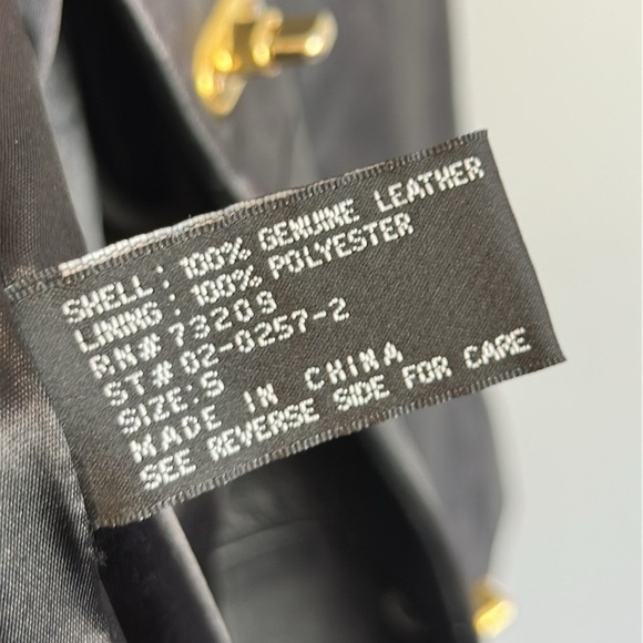 J. Percy Buttery Soft Black Leather Long Coat Size S - Picture 7 of 15